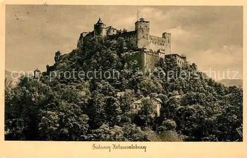 AK / Ansichtskarte Salzburg_Oesterreich Festung Hohensalzburg Salzburg_Oesterreich