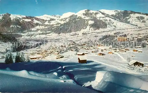 AK / Ansichtskarte Gstaad Berner Oberland Panorama Gstaad