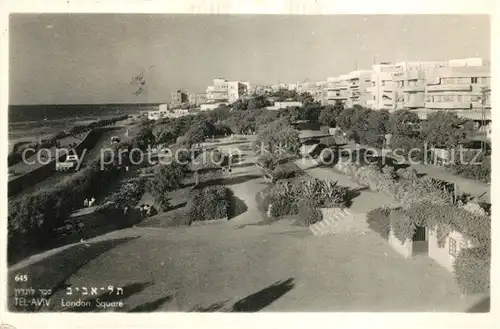 AK / Ansichtskarte Tel_Aviv London Square Tel_Aviv
