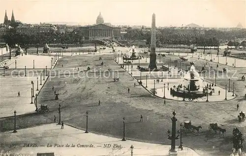 AK / Ansichtskarte Paris La Place de la Concorde Paris