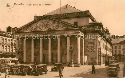 AK / Ansichtskarte Bruxelles_Bruessel Theatre Royale de la Monnaie Bruxelles_Bruessel