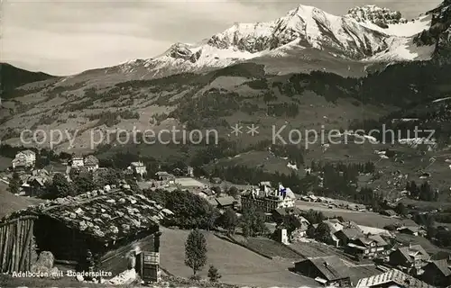 AK / Ansichtskarte Adelboden mit Bonderspitze Adelboden
