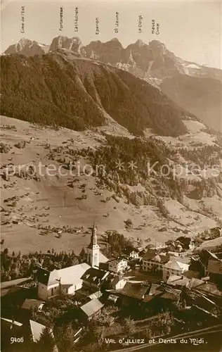 AK / Ansichtskarte Val d_Illiez et Dents du Midi Val d Illiez