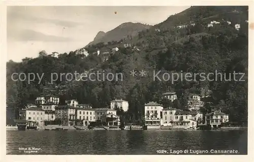 AK / Ansichtskarte Cassarate_Lugano_TI Teilansicht Cassarate_Lugano_TI