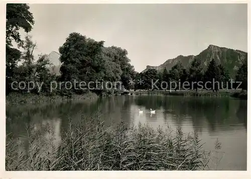 AK / Ansichtskarte Bad_Ragaz Giessenparksee Bad_Ragaz