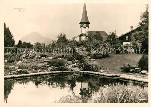 AK / Ansichtskarte Spiez_BE Teilansicht Spiez_BE