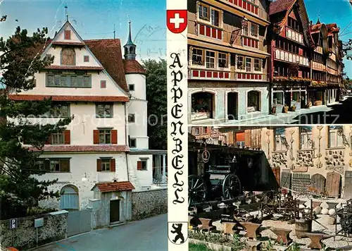 AK / Ansichtskarte Appenzell_IR Schloss Hauptgasse Freiluftmuseum Appenzell IR