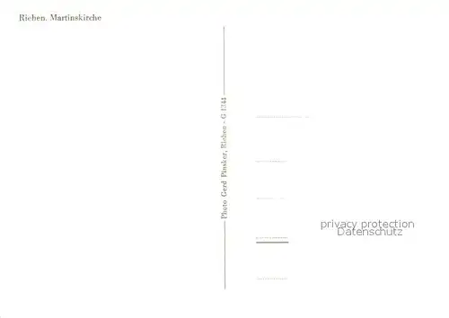 AK / Ansichtskarte Riehen Martinskirche Riehen