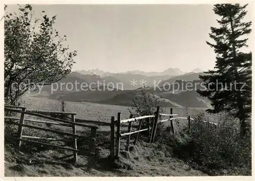 AK / Ansichtskarte Menzberg Alp Oberlehn Landschaftspanorama Alpen Menzberg