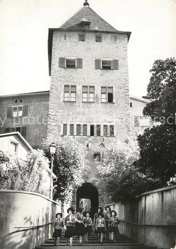 AK / Ansichtskarte Chur_GR Torbogen Schweizerische Pfadfinderinnen Chur_GR