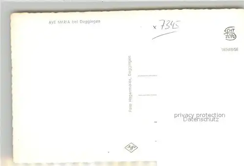 AK / Ansichtskarte Deggingen Ave Maria Deggingen