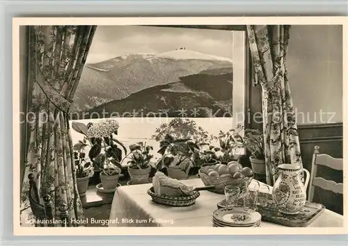 AK / Ansichtskarte Schauinsland Hotel Burggraf Feldberg Schauinsland
