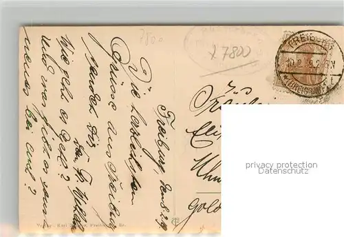 AK / Ansichtskarte Freiburg_Breisgau Stadtpanorama Freiburg Breisgau