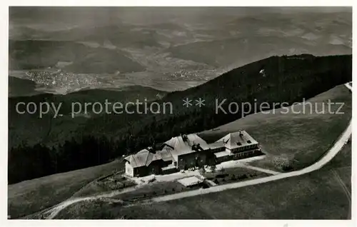 AK / Ansichtskarte Kandel_Breisgau Berghotel Fliegeraufnahme Kandel Breisgau