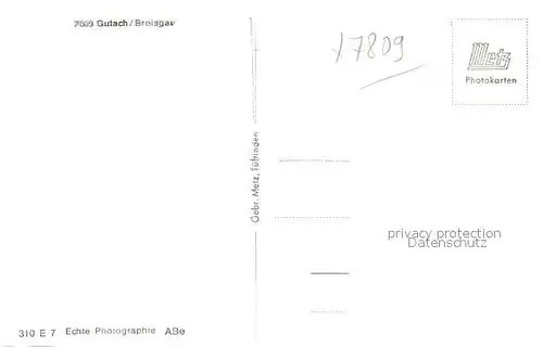 AK / Ansichtskarte Gutach_Breisgau Panorama Gutach Breisgau