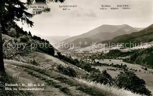 AK / Ansichtskarte Bleibach Simonswaeldertal Bleibach