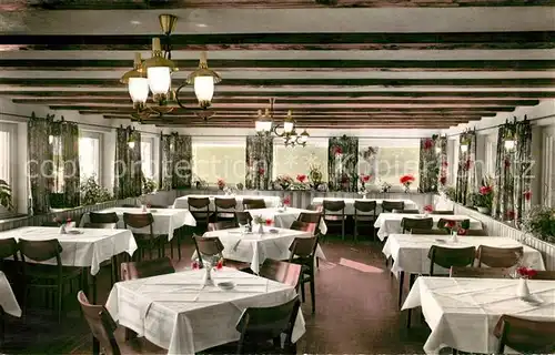 AK / Ansichtskarte Kandel_Breisgau Berggasthaus Kandelhof Speisesaal Kandel Breisgau