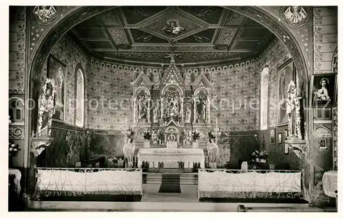 AK / Ansichtskarte Hoernleberg Wallfahrtskapelle Altarraum Hoernleberg