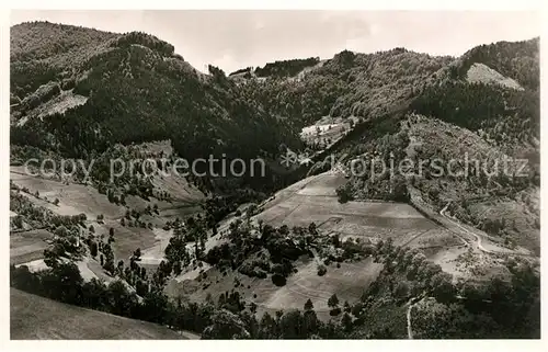 AK / Ansichtskarte Simonswaeldertal Blick ins Zweribachtal vom Dreitaelerblick Simonswaeldertal