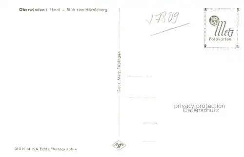 AK / Ansichtskarte Oberwinden_Elztal Kirche Hoernleberg Oberwinden Elztal