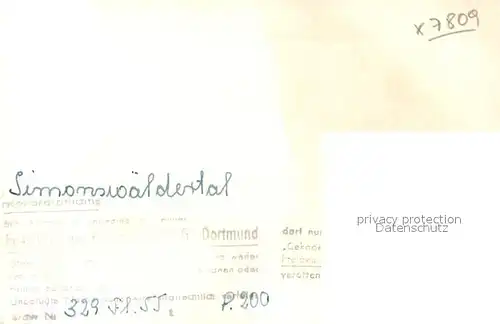 AK / Ansichtskarte Simonswaeldertal Fliegeraufnahme Simonswaeldertal