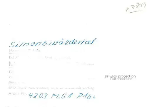 AK / Ansichtskarte Simonswaeldertal Fliegeraufnahme Simonswaeldertal