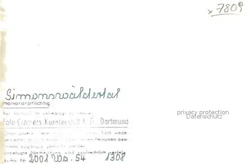 AK / Ansichtskarte Simonswaeldertal Panorama Simonswaeldertal