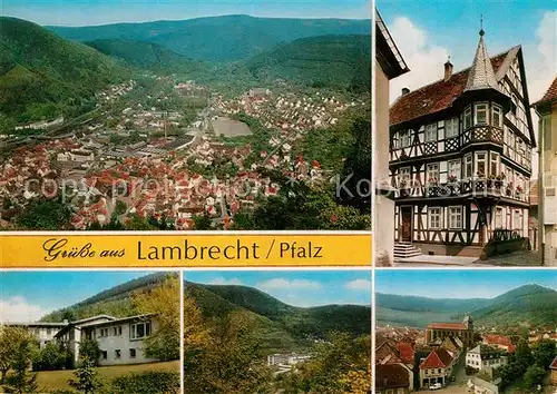 AK / Ansichtskarte Lambrecht Panorama Fachwerk Kirche Lambrecht