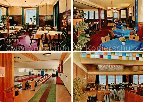 AK / Ansichtskarte Denzlingen Gasthaus zur Rebstockstube Kegelbahn Denzlingen