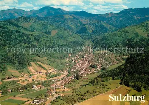 AK / Ansichtskarte Sulzburg_Freiburg Fliegeraufnahme  Sulzburg Freiburg