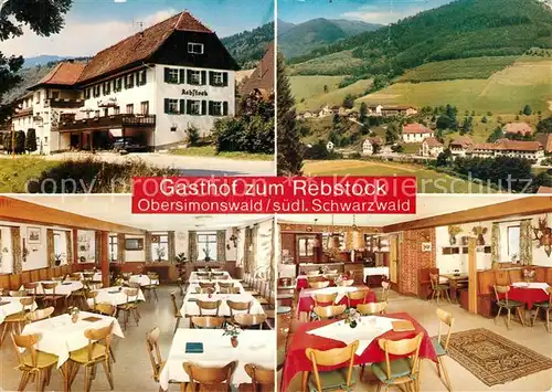 AK / Ansichtskarte Obersimonswald Gasthaus zum Rebstock Obersimonswald
