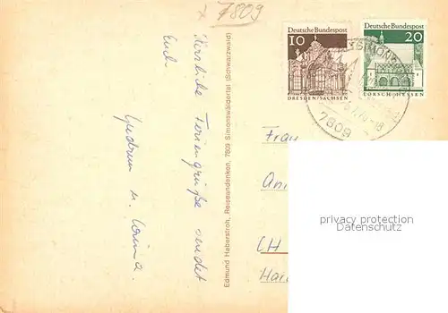 AK / Ansichtskarte Simonswaeldertal Rathaus Kandelpyramide Kapelle Kirche Simonswaeldertal