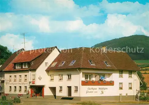 AK / Ansichtskarte Oberwinden_Elztal Gasthaus Waldhorn Oberwinden Elztal