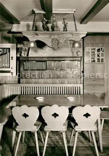 AK / Ansichtskarte Obersimonswald Gasthaus Erle Stammtisch Obersimonswald