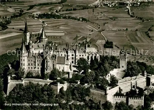 AK / Ansichtskarte Bisingen Burg Hohenzollern Fliegeraufnahme Bisingen
