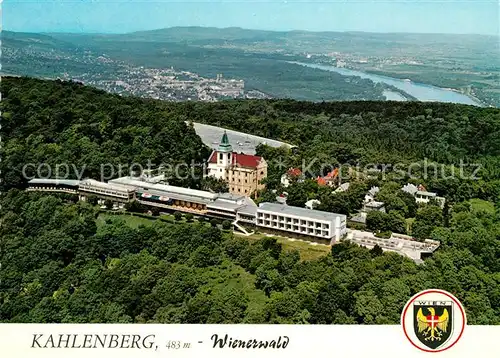 AK / Ansichtskarte Kahlenberg_Wien Klosterneuburg Fliegeraufnahme Kahlenberg_Wien