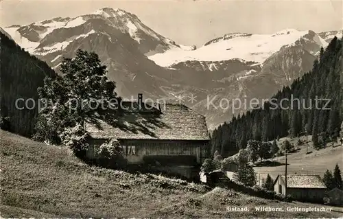 AK / Ansichtskarte Gstaad Wildhorn Geltengletscher Gstaad