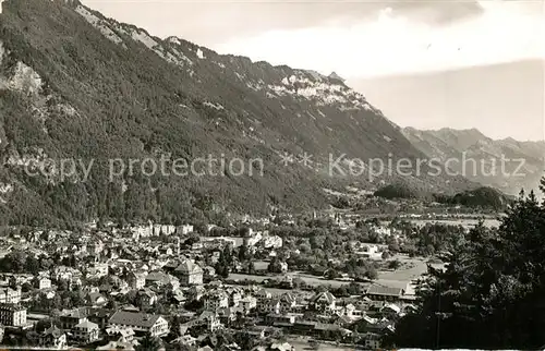 AK / Ansichtskarte Interlaken_BE Blick von der Heimwehfluh Interlaken_BE