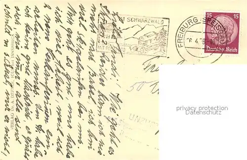 AK / Ansichtskarte Freiburg_Breisgau Kirche Freiburg Breisgau