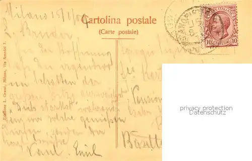 AK / Ansichtskarte Milano Monumento a Napoleone 3.  Milano