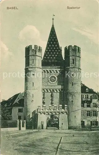 AK / Ansichtskarte Basel_BS Spalentor Basel_BS