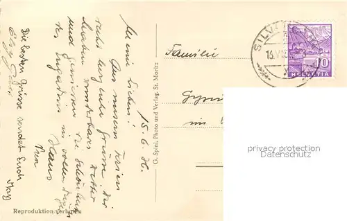 AK / Ansichtskarte Silvaplana_GR Panorama Silvaplana_GR