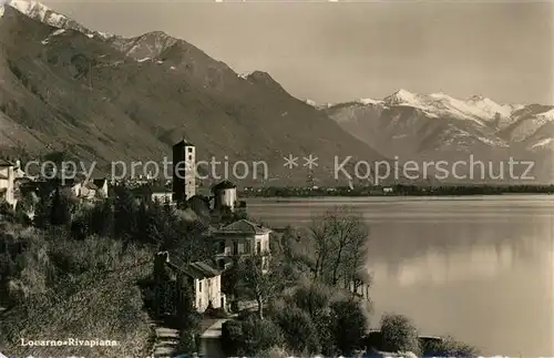 AK / Ansichtskarte Locarno_Lago_Maggiore Rivaplana Locarno_Lago_Maggiore