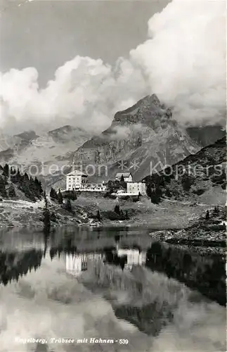 AK / Ansichtskarte Engelberg_OW Truebsee mit Hahnen Engelberg OW