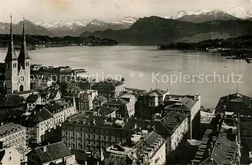 AK / Ansichtskarte Luzern_Vierwaldstaettersee Panorama Luzern_Vierwaldstaettersee