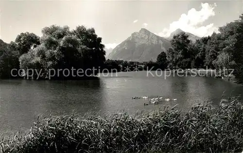 AK / Ansichtskarte Bad_Ragaz Rheinparkanlage Bad_Ragaz