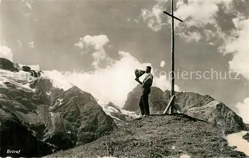 AK / Ansichtskarte Brienz_BE Betruf Gipfelkreuz Brienz_BE