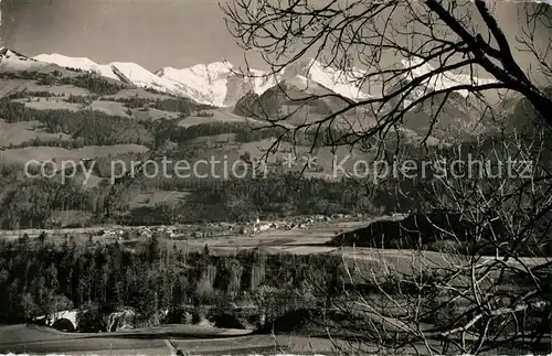 AK / Ansichtskarte Grandvillard Panorama Grandvillard