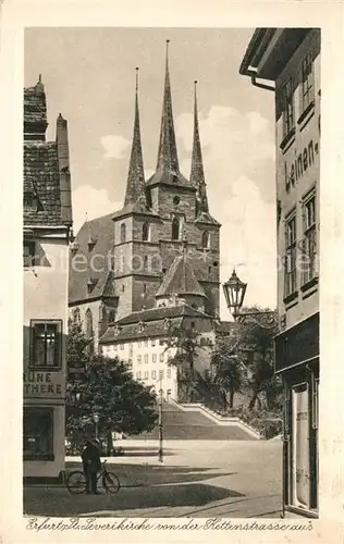 AK / Ansichtskarte Erfurt St Severikirche von der Kettenstrasse gesehen Erfurt