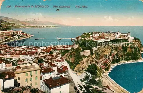 AK / Ansichtskarte Monaco Vue generale aerienne Monaco